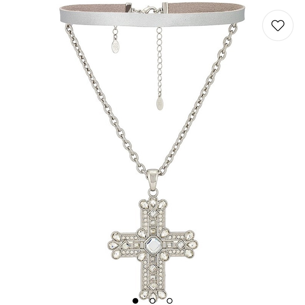 8 Other Reasons Crystal Cross Necklace + Choker